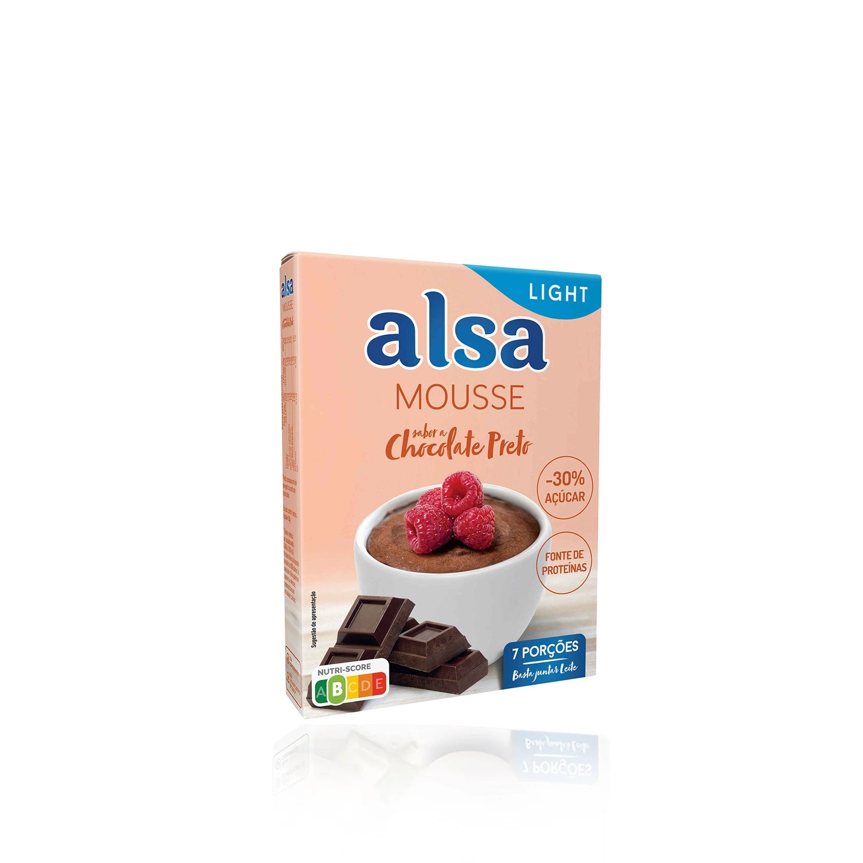 Alsa Mousse de Chocolate Negro 125 gr