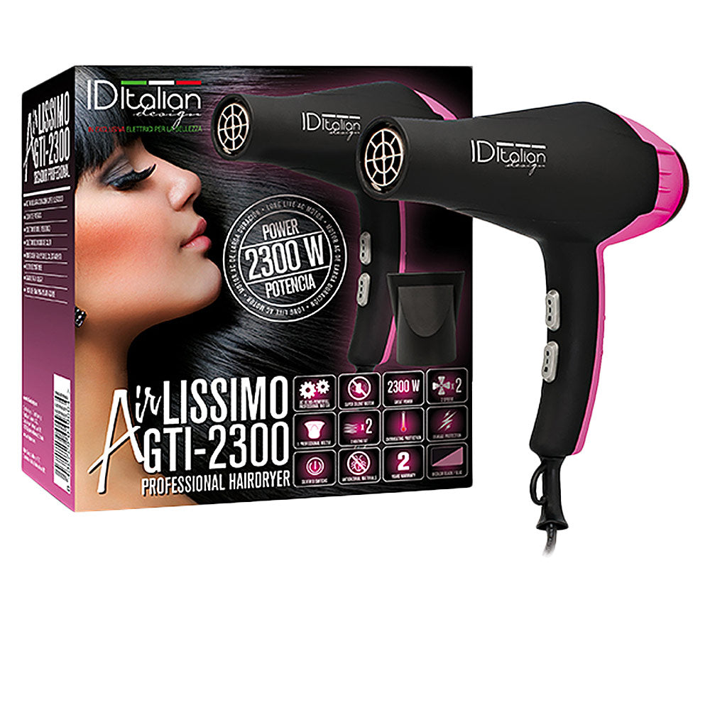 Id Italian Airlissimo Gti 2300 Profissional Secador De Cabelo - Rosa