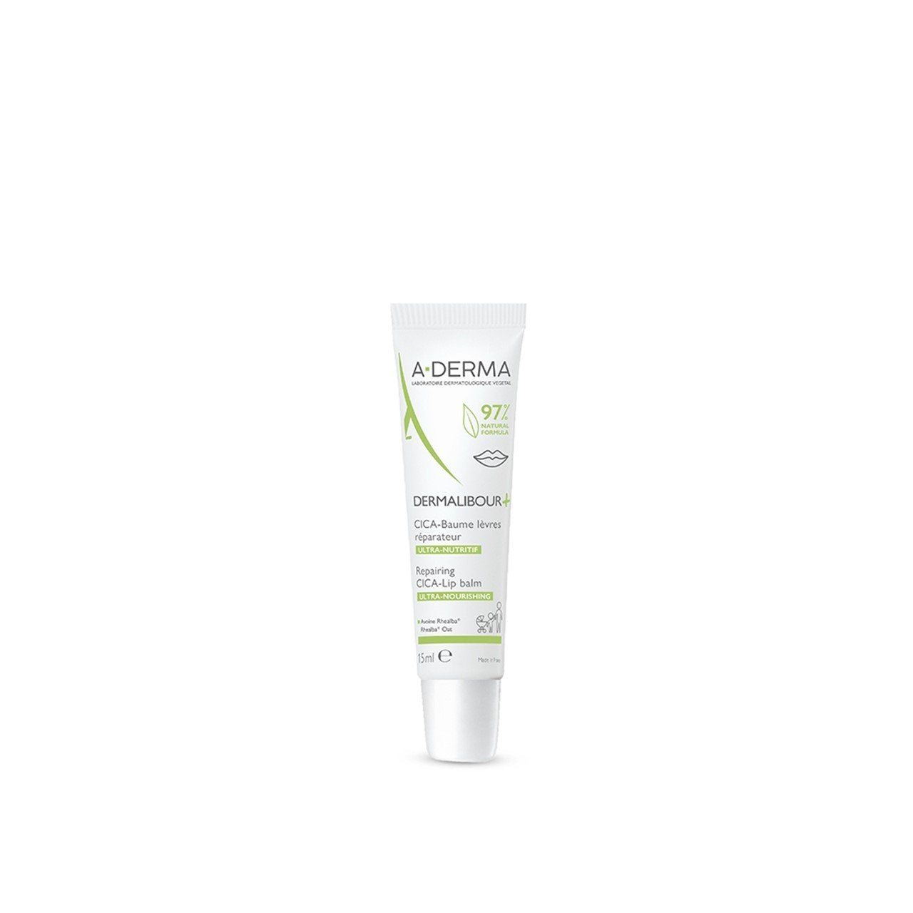A-Derma Dermalibour+ Repairing CICA-Lip Bálsamo 15ml