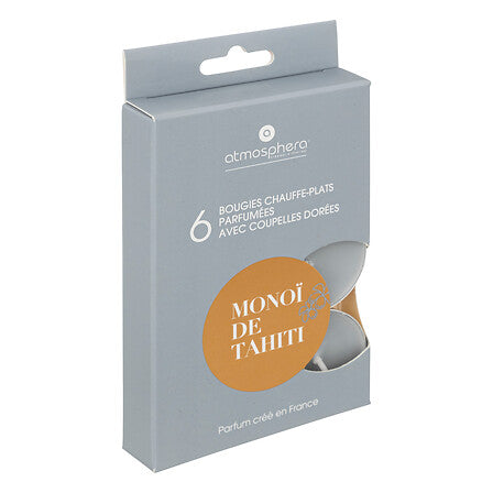 HKH Conjunto 6 Tealights Perfumados Monoi de Tahiti