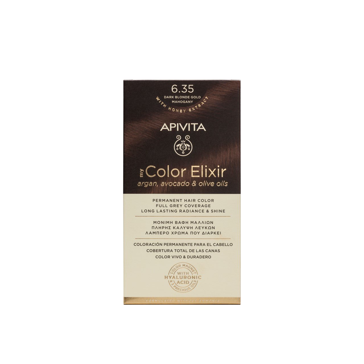 APIVITA My Color Elixir 6.35 Permanent coloração para cabelo