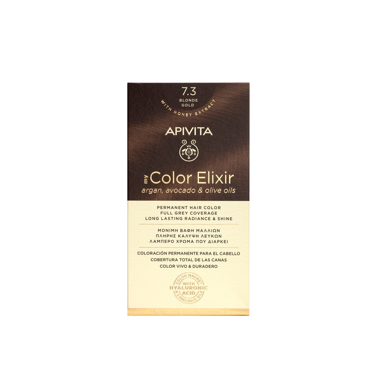 APIVITA My Color Elixir 7.3 Permanent coloração para cabelo