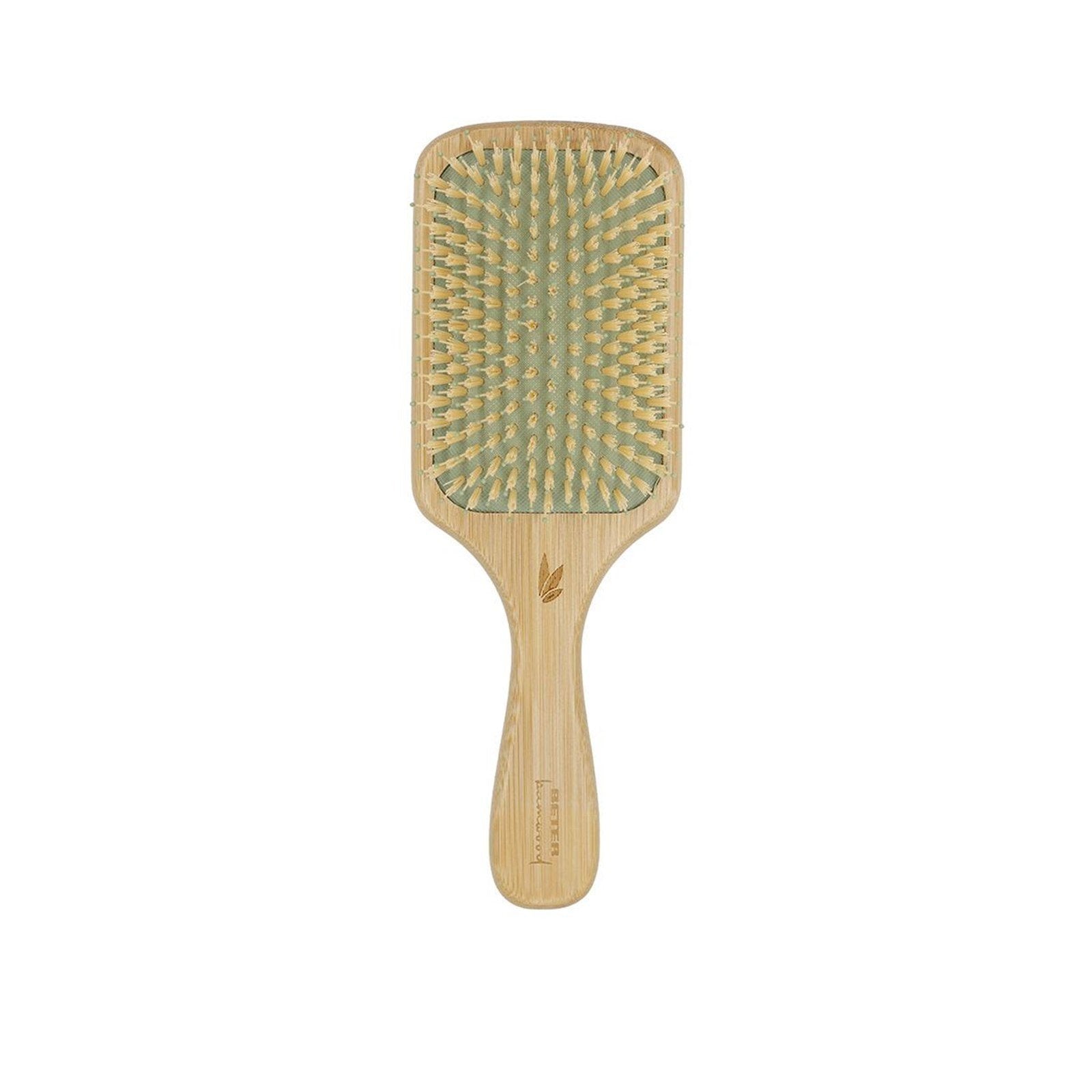 Beter Bamboo Paddle Cushion Brush Anti-Tangle Pins &amp; Nylon Bristles M/L/XL
