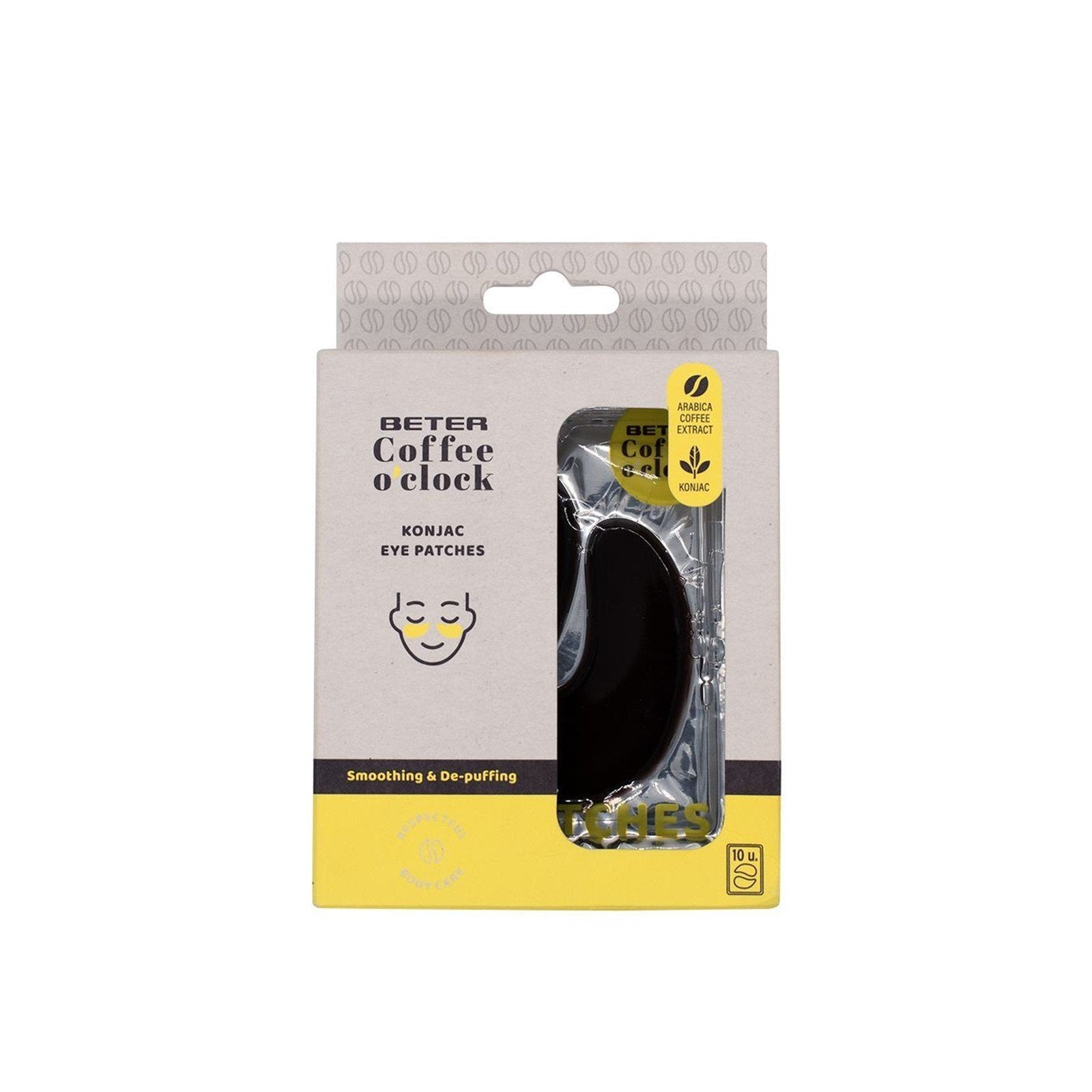 Beter Coffee O'Clock Konjac Eye Patches x10 Pairs