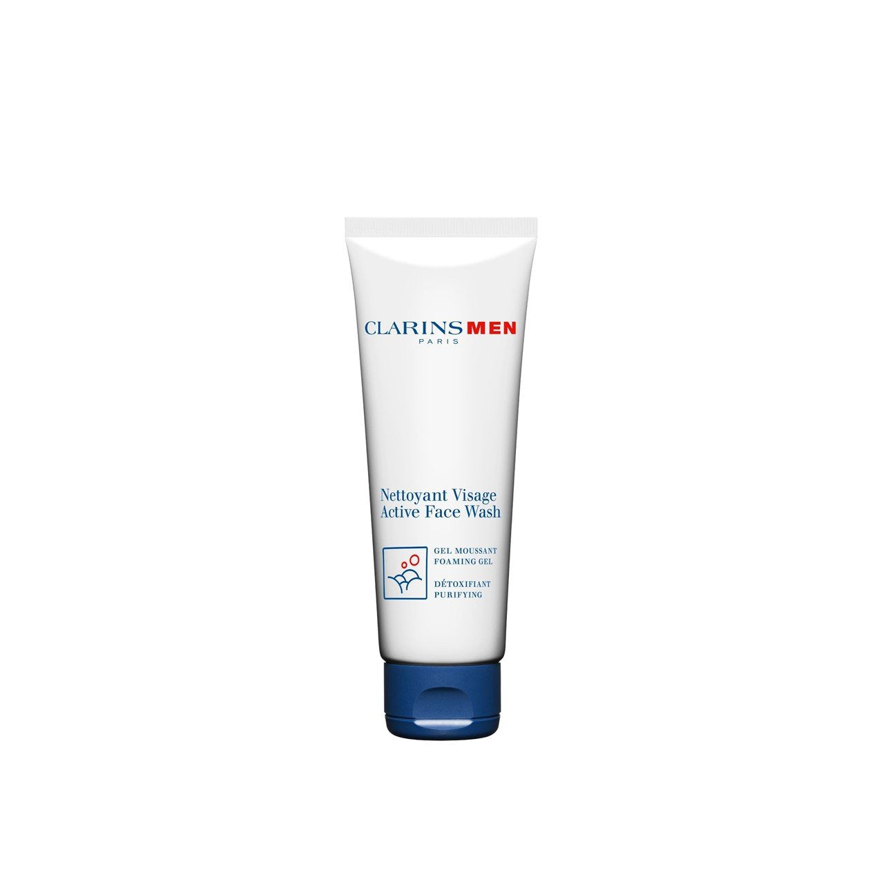 ClarinsMen Active gel de limpeza facial Foaming Gel 125ml