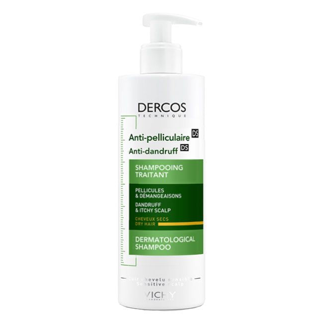 Vichy Dercos Anti-Dandruff Champô For Dry Hair 390ml