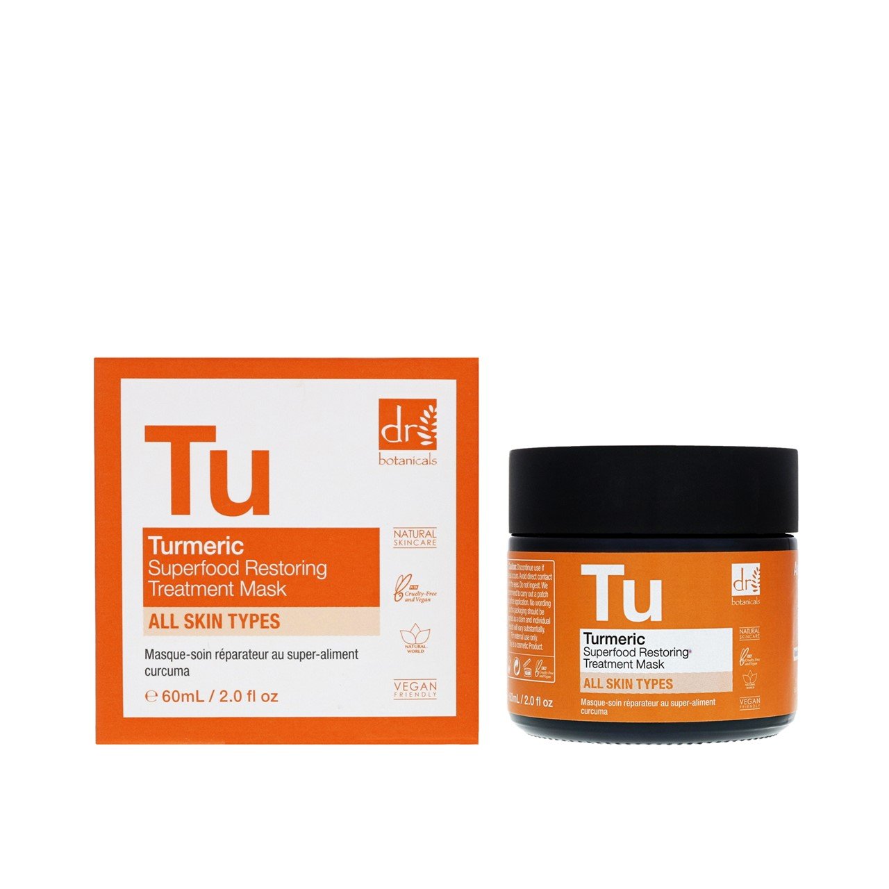 Dr. Botanicals Apothecary Turmeric Restoring Treatment Máscara 60ml