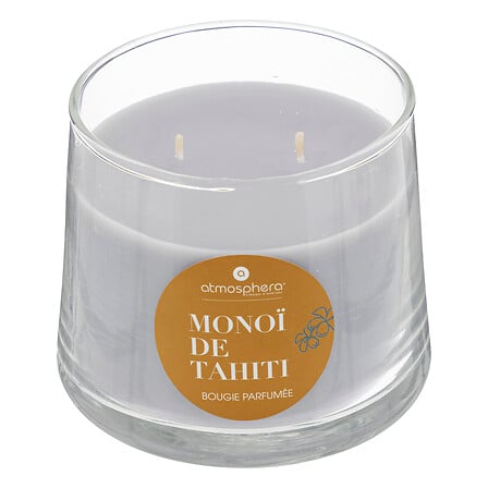 HKH Vela Perfumada Monoi de Tahiti Copo Vidro