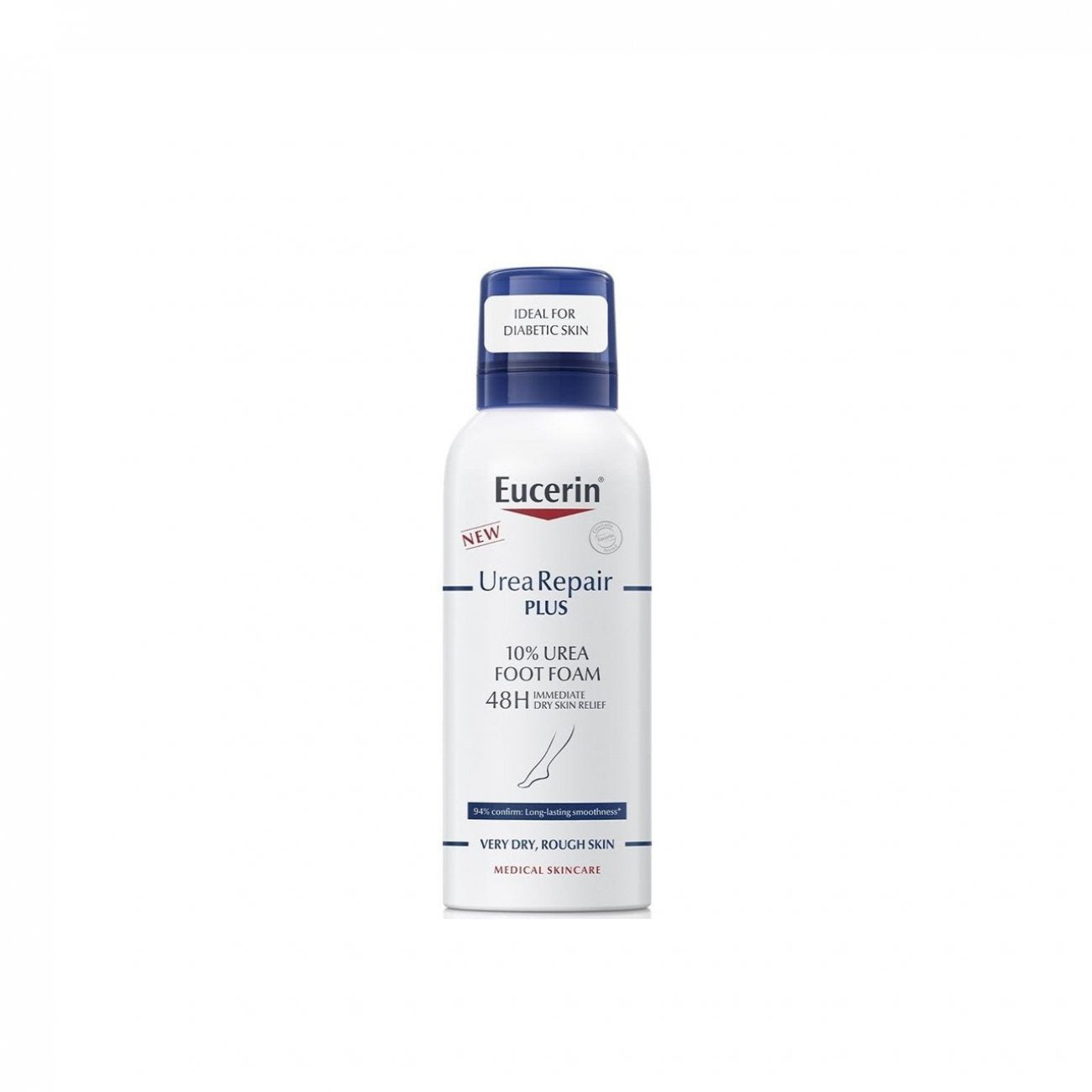 Eucerin UreaRepair Plus 10% Urea Foot Espuma 150ml