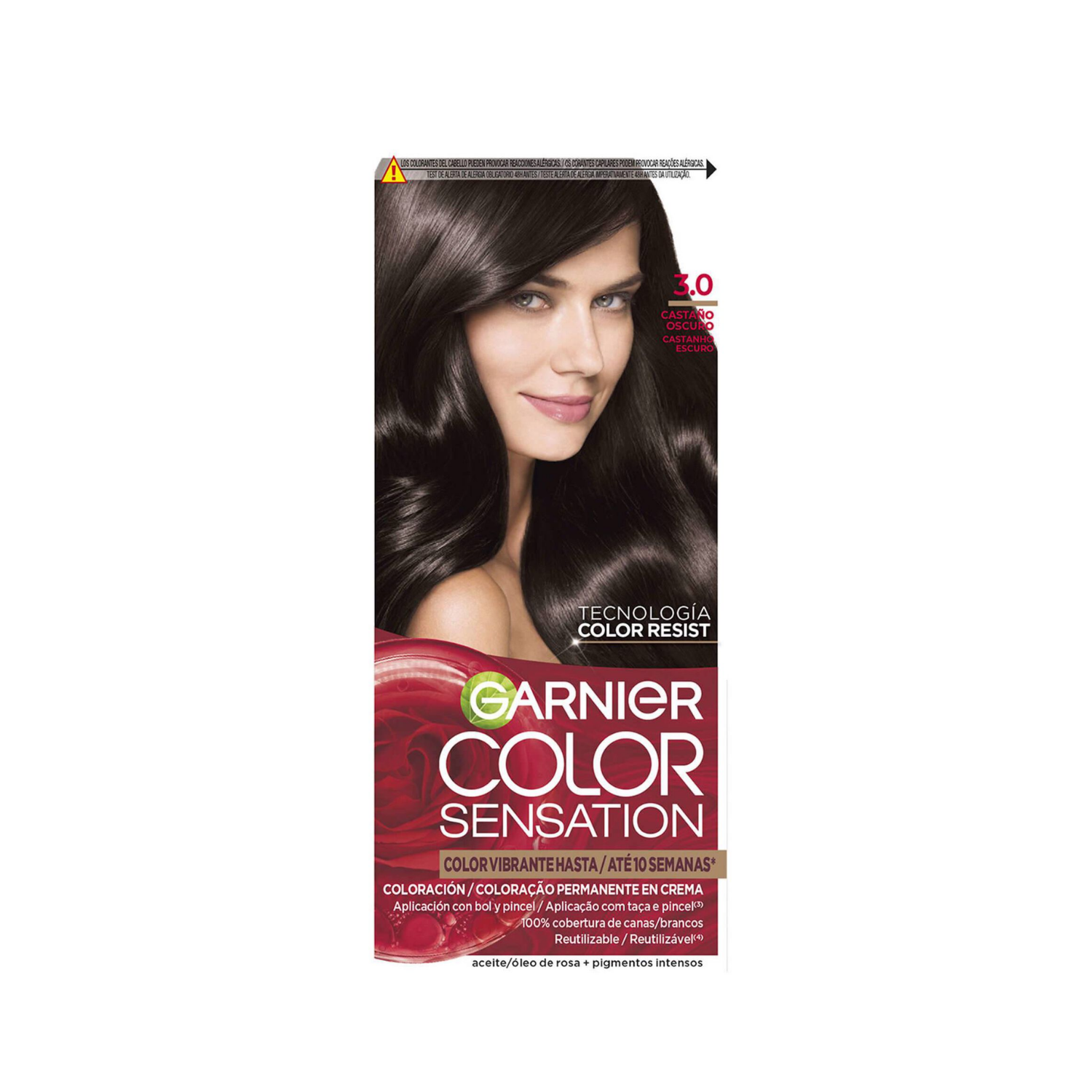 Garnier Color Sensation Coloração Permanente Castanho Escuro 3.0 112 ml