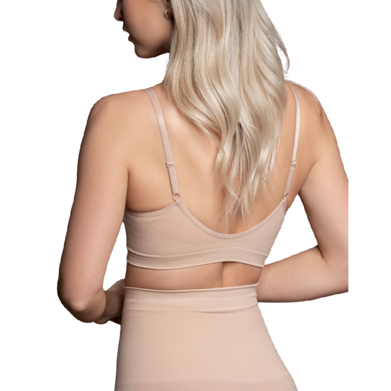 Bye-bra Medium Control Suti Sem Pontos Beige Tamanho Xl