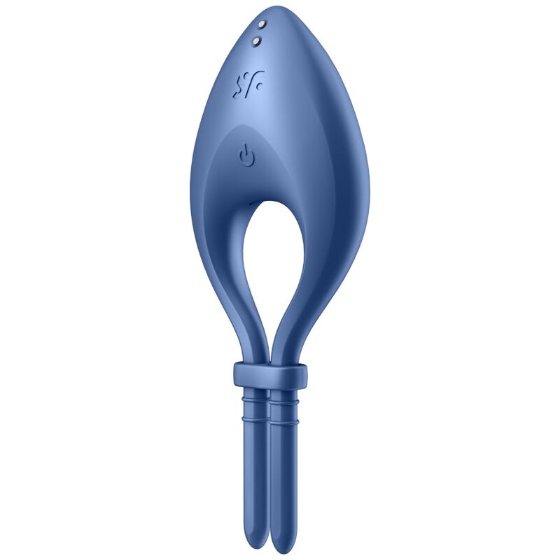 Satisfyer Aplicativo Vibrador de Anel Bullseye Azul