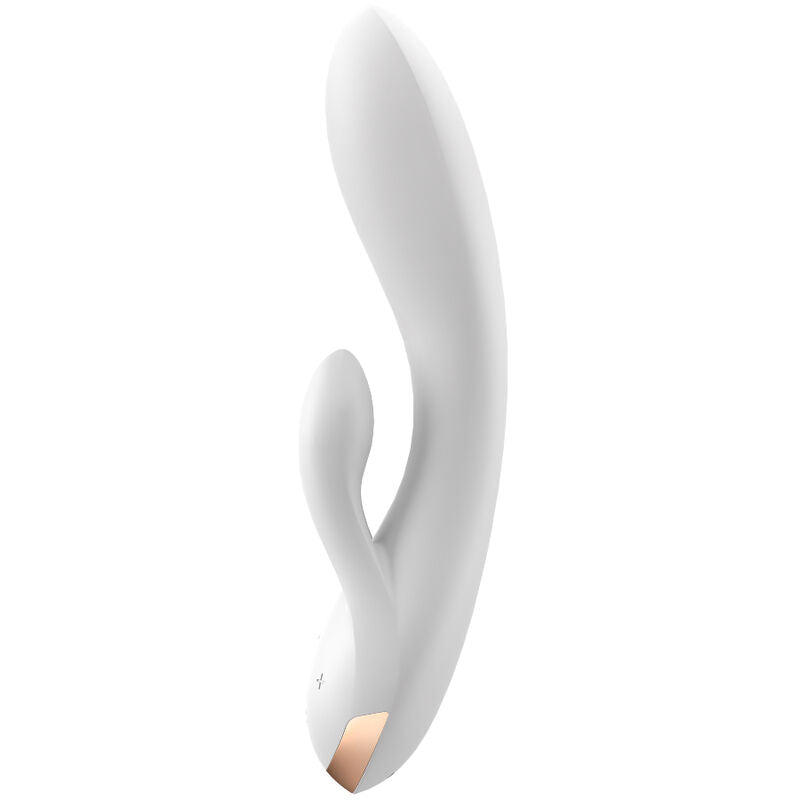 Satisfyer Aplicativo Vibrador Double Flex Branco
