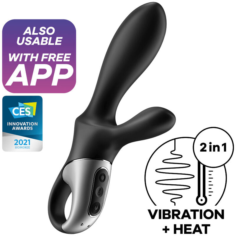 Satisfyer Heat Climax+ App Vibrador Anal Preto
