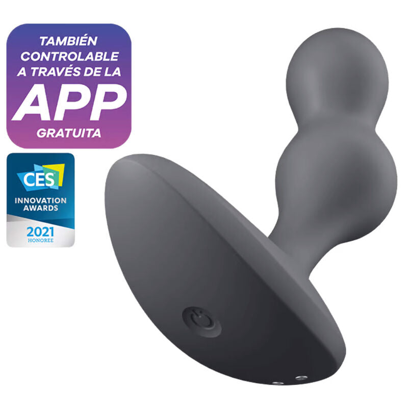 Satisfyer Aplicativo de Plugue Vibratório Deep Diver Cinza
