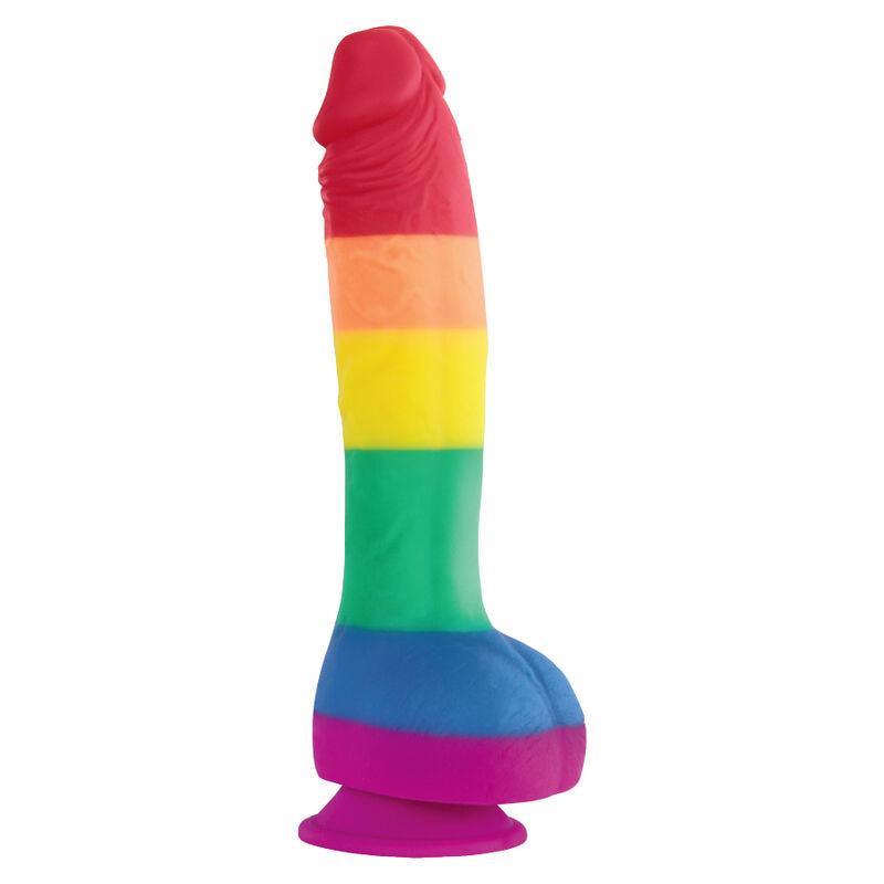 Orgulho Bandeira Lgbt Dildo 19 Cm
