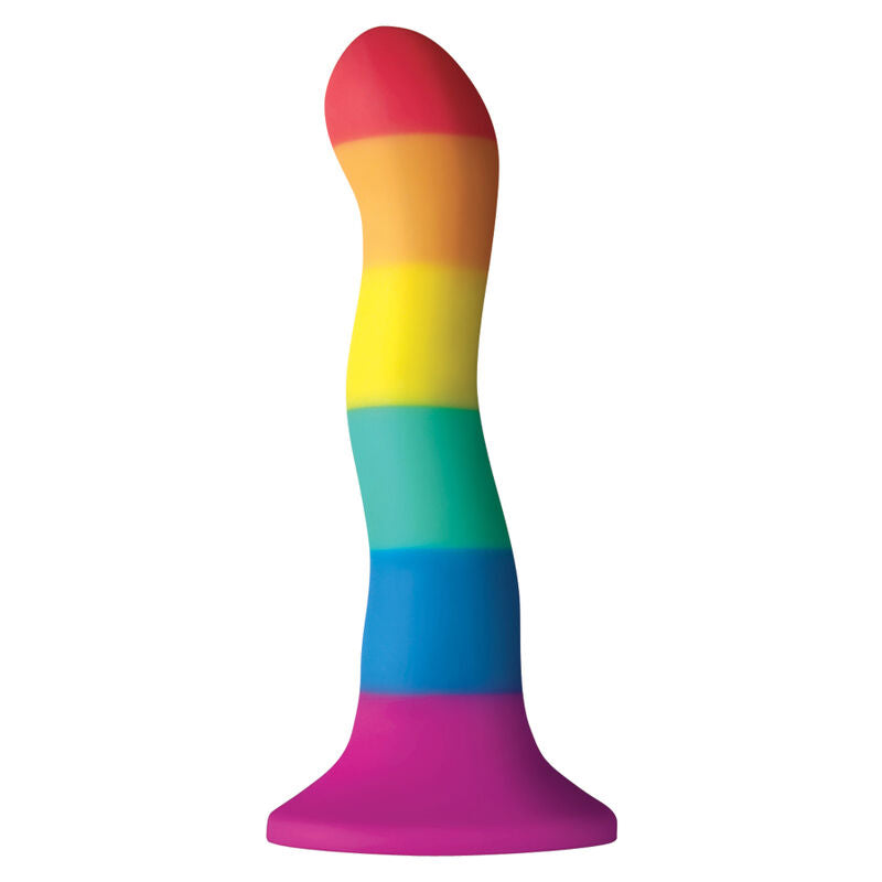 Orgulho Bandeira Lgbt Onda Dildo 17 Cm