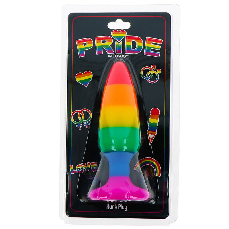 Orgulho Bandeira Lgbt Plug Hunk 10,5 Cm