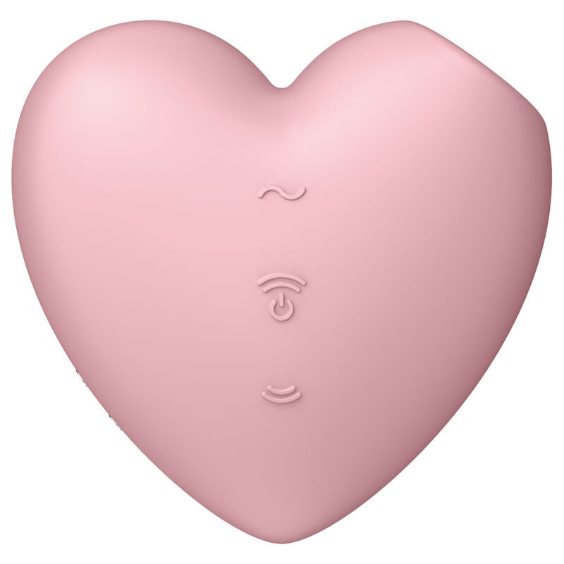 Satisfyer Cutie Heart Estimulador de Pulso e Vibrador Rosa