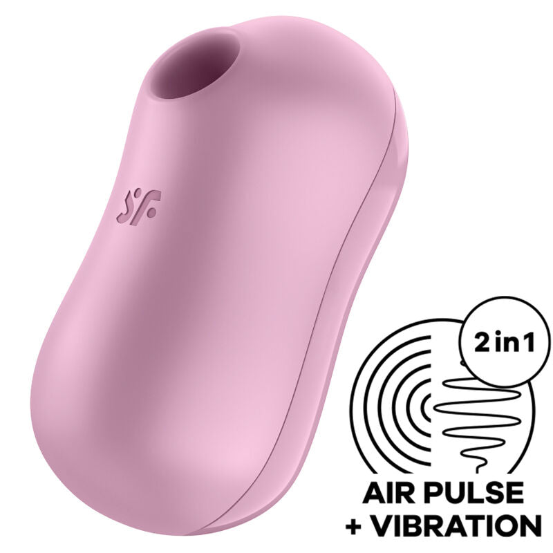 Satisfyer Estimulador e Vibrador de Pulso de Ar Cotton Candy Lilás