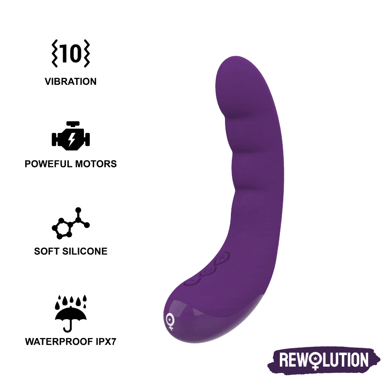 Rewolution Vibrador Flexível Recarregvel Rewocurvy