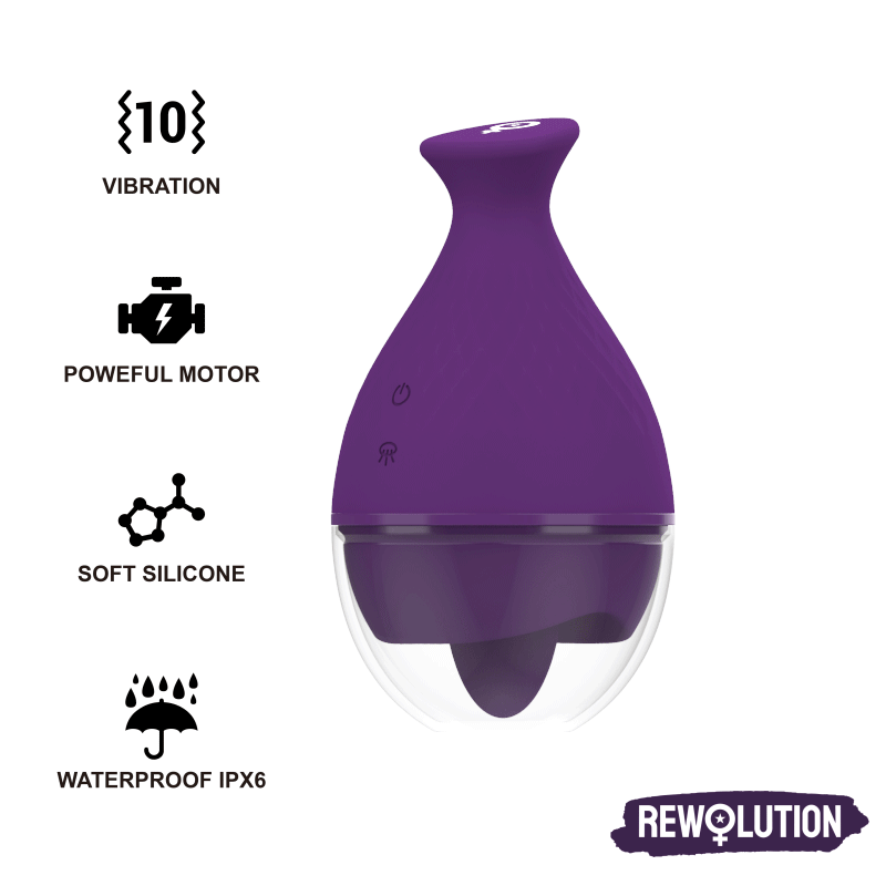 Rewolution Vibrador Rewolingo Com Língua