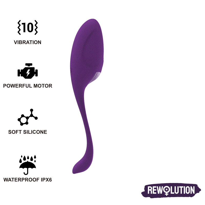 Rewolution Controle Remoto Do Vibrador de Ovo Rewovo