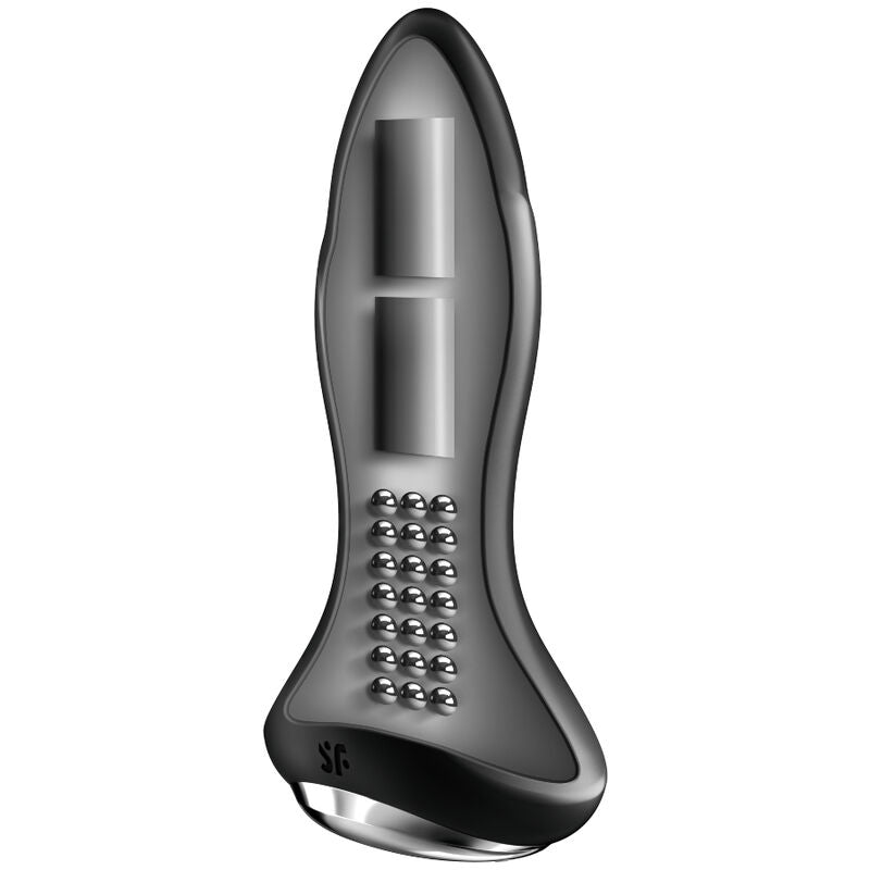Satisfyer Rotator Plug 1+ Aplicativo Vibrante Plug Preto