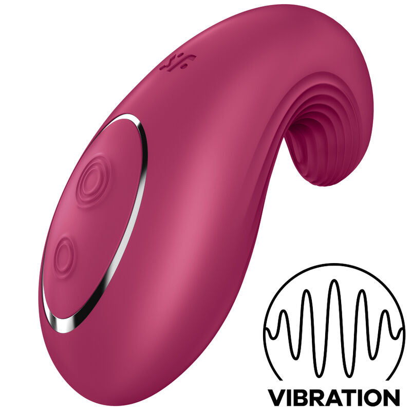 Satisfyer Vibrador Lay-on Dipping Delight Vermelho