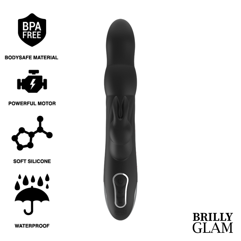 Brilly Glam Vibrador e Rotador  Moebius Coelho Compatível Com A Tecnologia Watchme Wireless