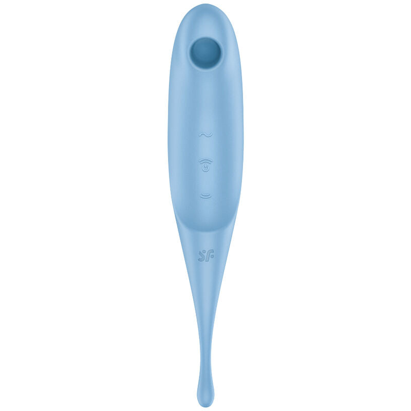 Satisfyer Estimulador e Vibrador de Pulso Twirling Pro Air Azul