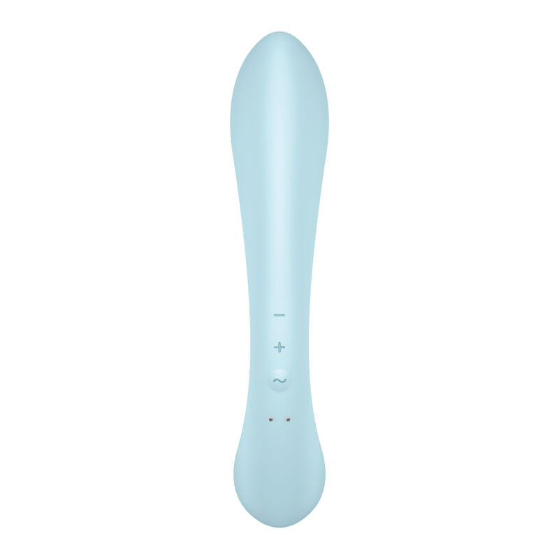 Satisfyer Vibrao Híbrida Triple Oh Azul