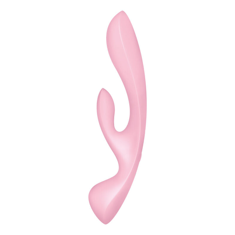 Satisfyer Vibrao Híbrida Triple Oh Rosa