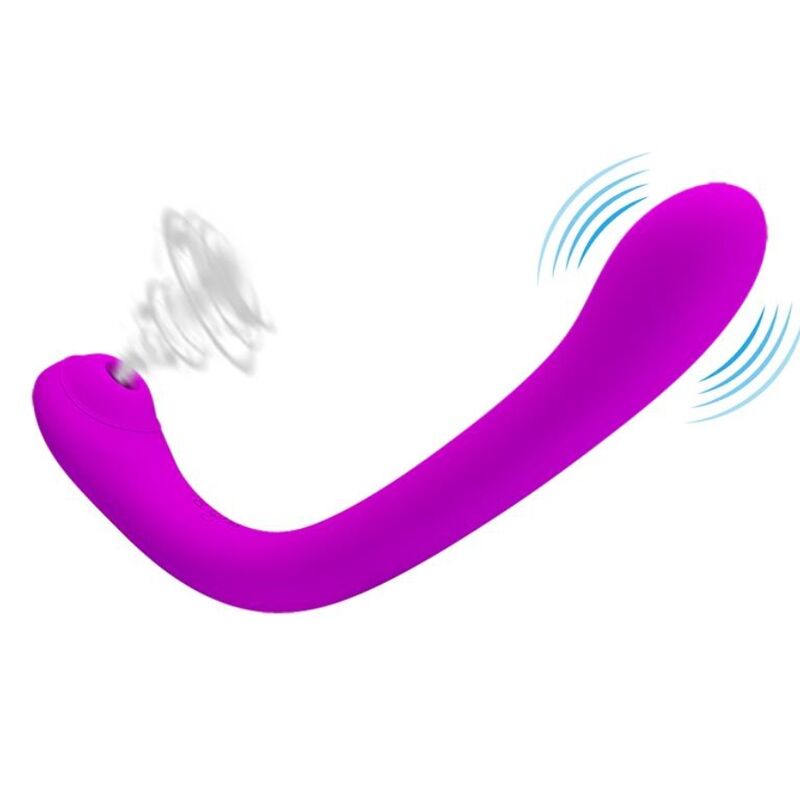 Pretty Love Alex Vibrador e Sucker de Clitóris Violeta