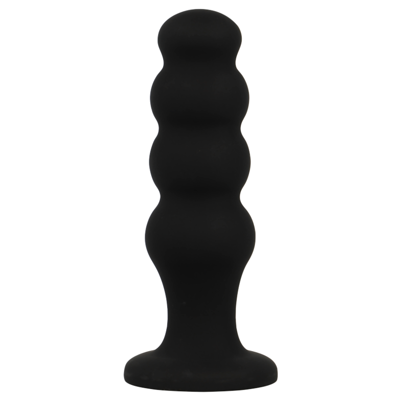 Black&Silver -Plug Anal de Silicone Scott Premium Preto