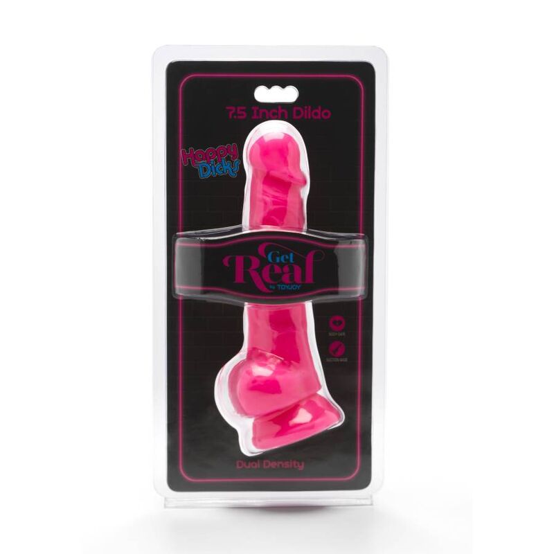 Get Real Pau Feliz 19 Cm Com Bolas Rosa