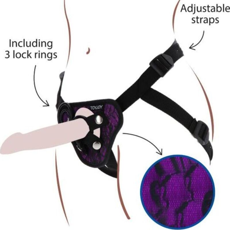 Get Real Cinto de Renda Roxo