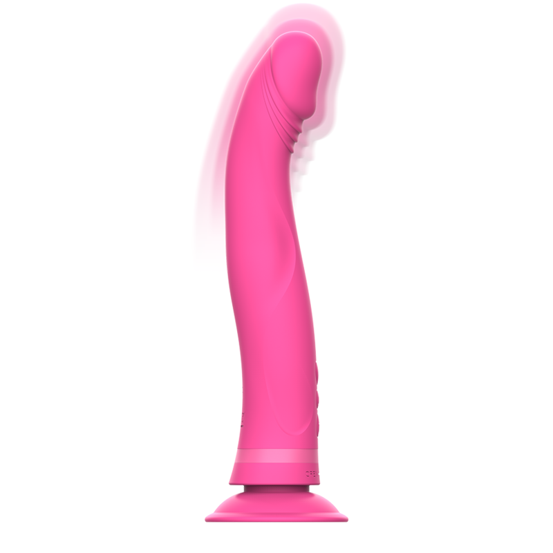 Intense Michelangelo Rosa Vibrador de Silicone Dildo