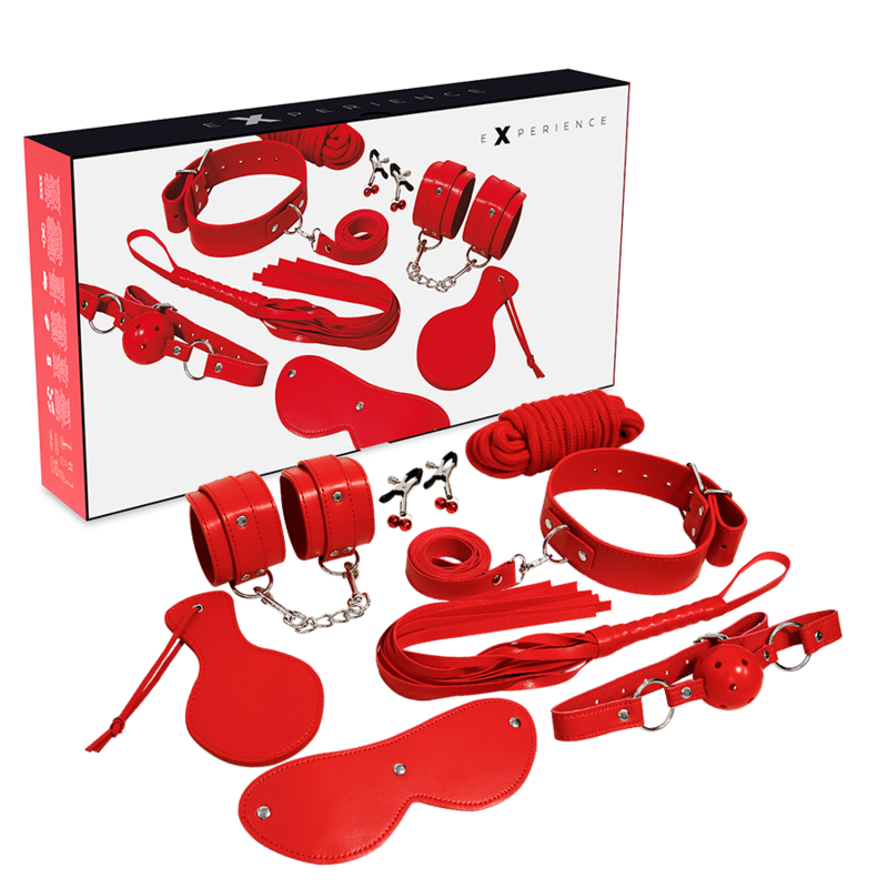 Experience Kit Bdsm Fetish Série Vermelha