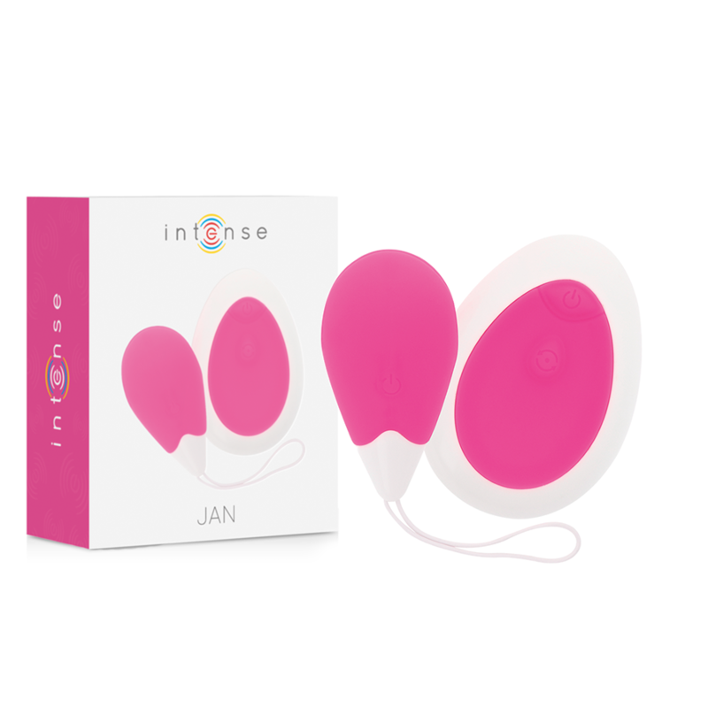 Intense Jan Egg Vibrador Controle Remoto Rosa