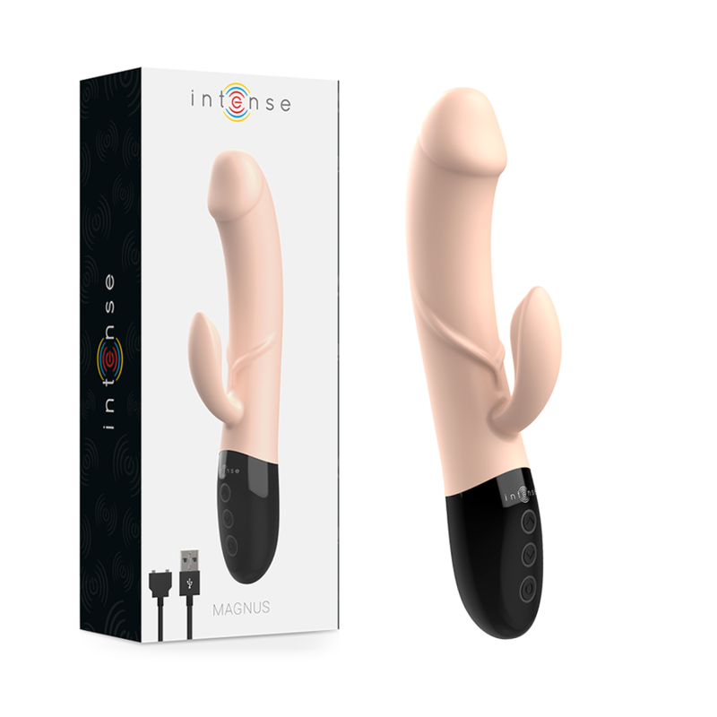 Intense Vibrador Recarregvel Magnus Dual Natural