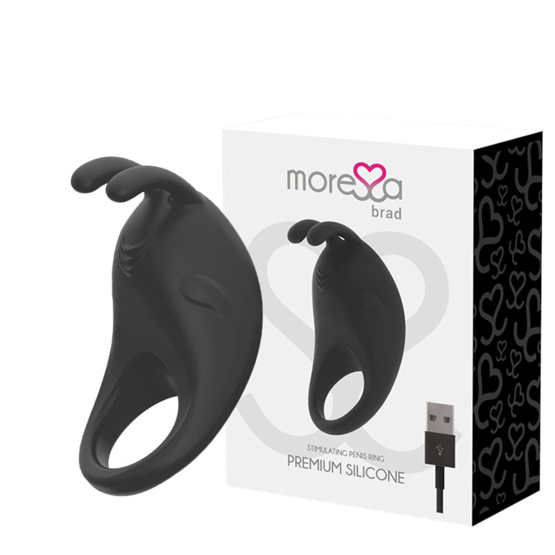 Moressa Brad Premium Silicone Recarregvel Preto