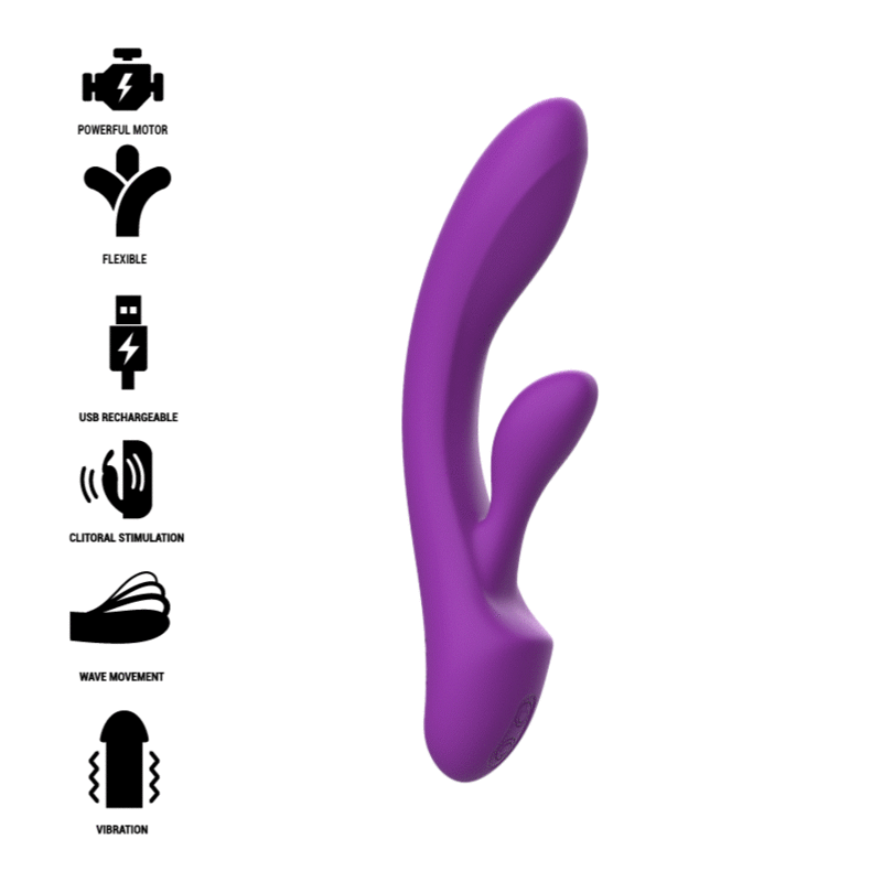 Intense Vibrador Luigi Coelho Silicone Líquido Roxo