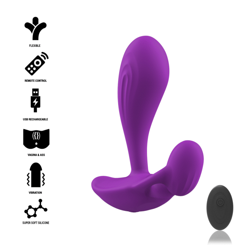 Intense Shelly Plug Anal Controle Remoto Roxo