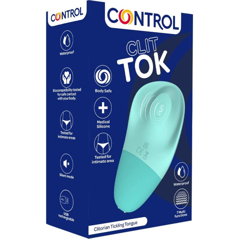 Control Língua Estimuladora de Clitóris Recarregvel Clit Tok