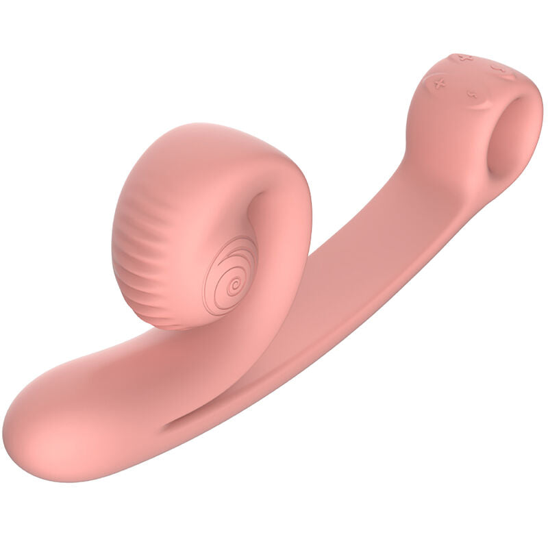 Snail Vibe Vibrador Curva Pêssego