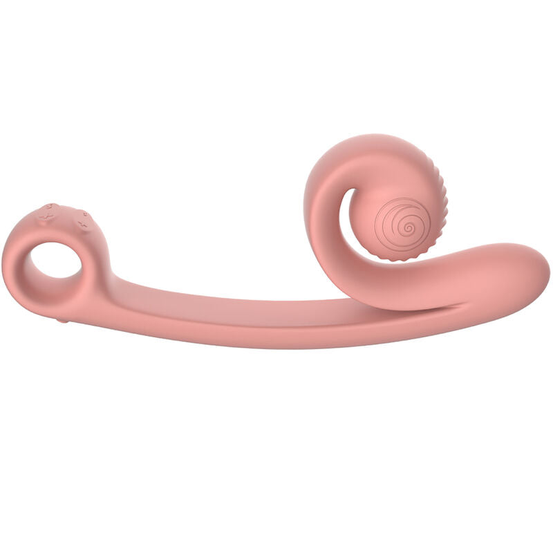 Snail Vibe Vibrador Curva Pêssego