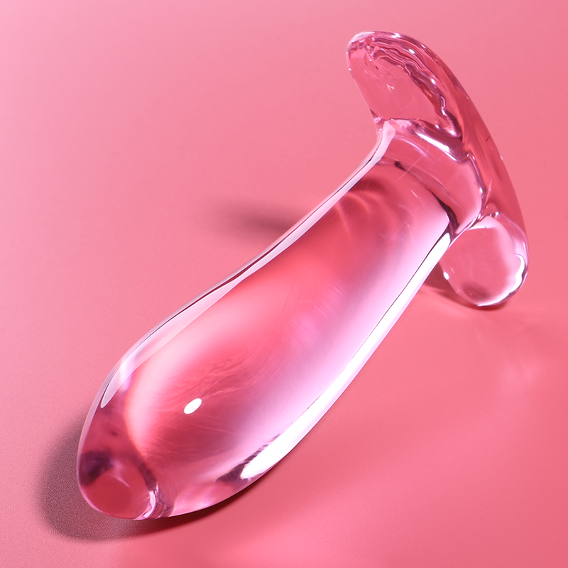 Nebula Series By Ibiza - Modelo 5 AnalPlug Vidro Borosilicado Rosa 12.5 cm -O- 3.5 cm