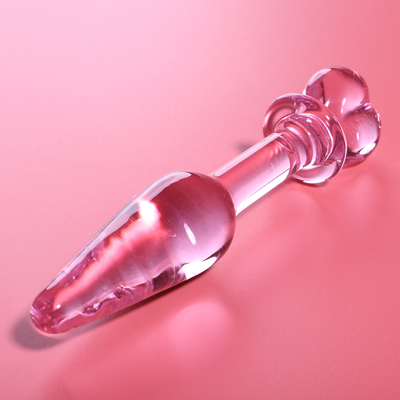 Nebula Series By Ibiza - Modelo 7 AnalPlug Vidro Borosilicado Rosa 13.5 cm -O- 3 cm