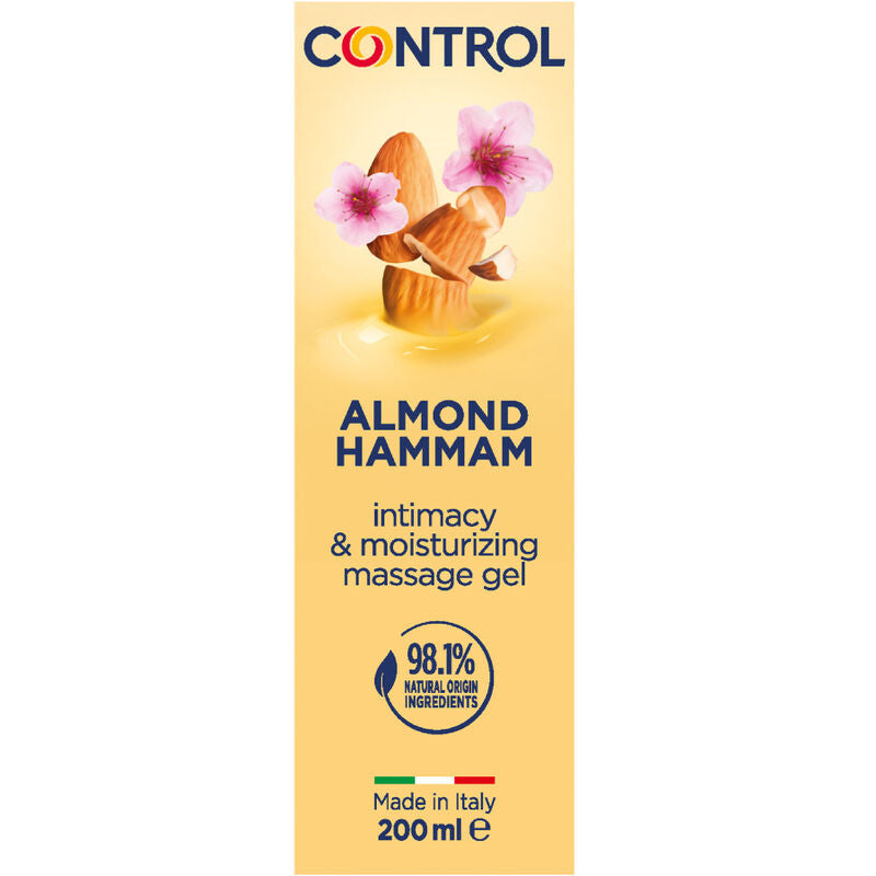 Control Gel de Massagem Hammam de Amêndoa 3 Em 1 200 Ml